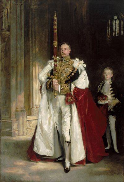 Charles Stewart, Sixth Marquess of Londonderry, Carrying the Great Sword of State at the Coronation by John Singer Sargent
